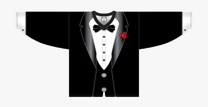 Tux795c - Tuxedo Hockey Jersey, transparent png download