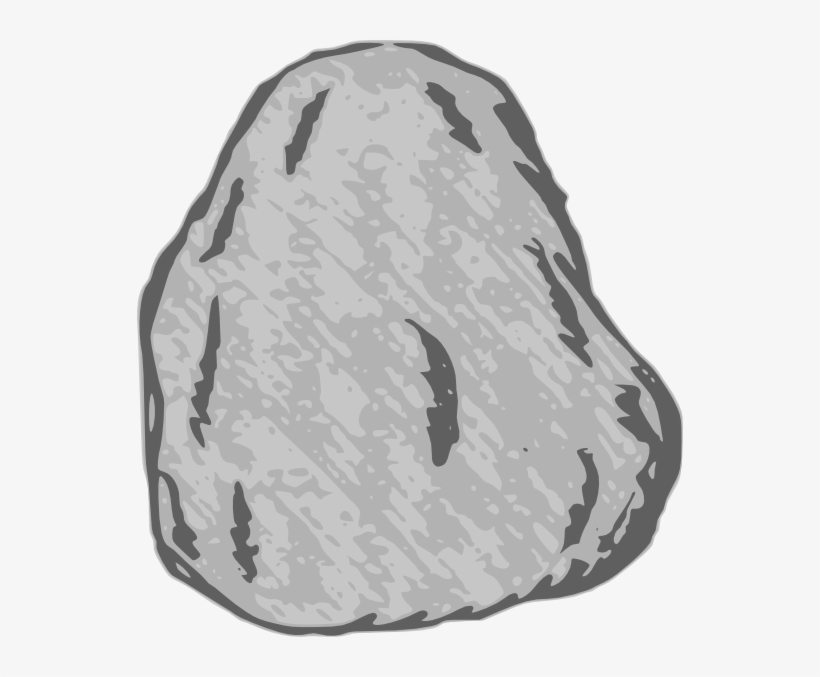 Cartoon Stone Clip Art At Clker - Rock Stone Clip Art, transparent png download