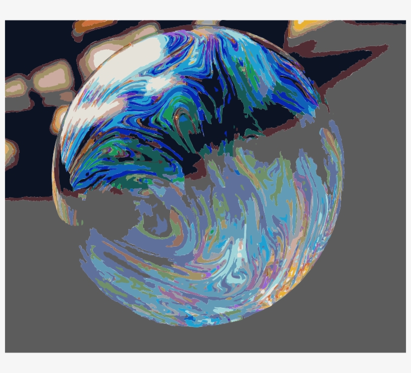 Floating Bubble Clipart Soap Bubble Clip Art - People Floating Up In Bubbles, transparent png download