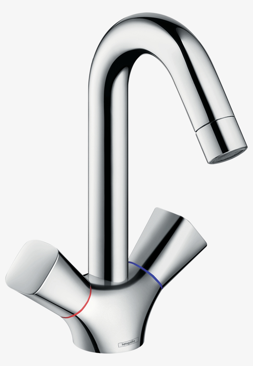 2 Handle Basin Mixer 150 With Pop Up Waste Set, transparent png download