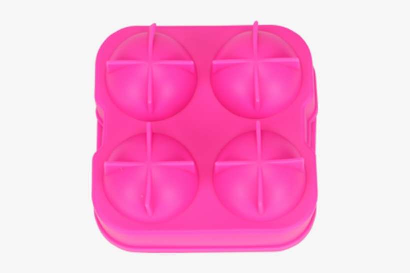 Taobao 4 Cavity Ball Shape Silicone Ice Cube Tray /, transparent png download