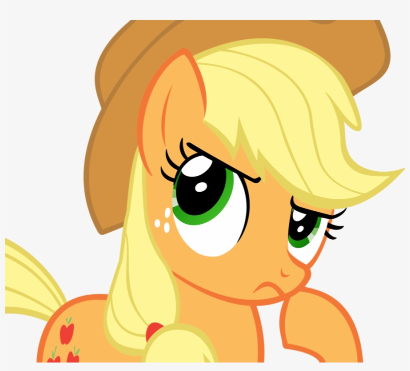 Applejack Hmm Nah By Flamp1-d53mdl6, transparent png download