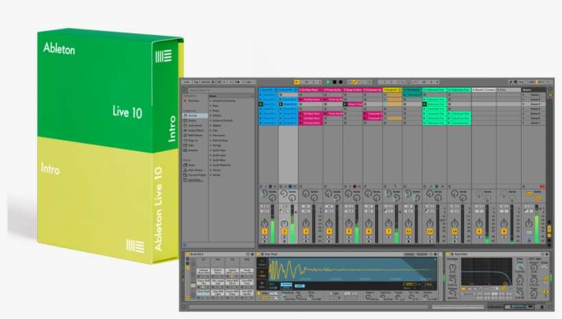 Ableton Live 10 Intro Edition Music Production Software, transparent png download