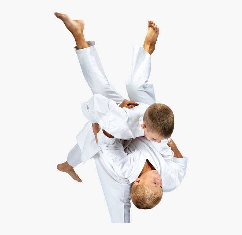 Kids Doing A Judo Throw, transparent png download