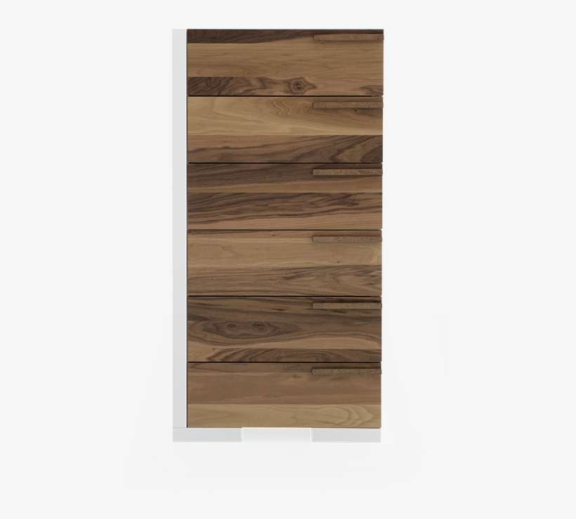 Image For Brown And White Birch Wood Chest Of Drawers, transparent png download