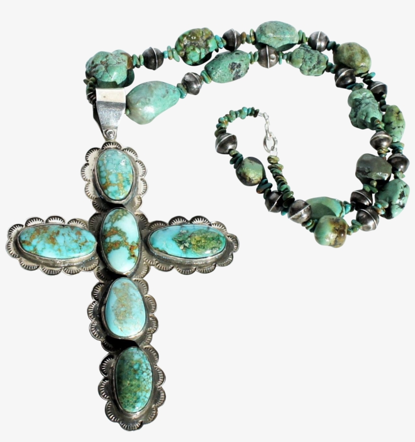 Vintage Federico Jimenez Sterling Silver Turquoise, transparent png download
