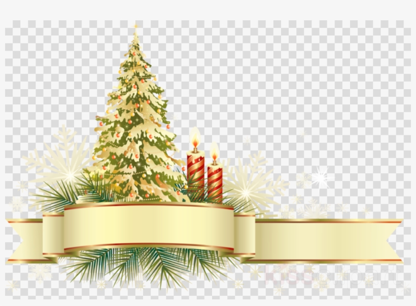 Золотая Елка Пнг Clipart Christmas Day Clip Art, transparent png download