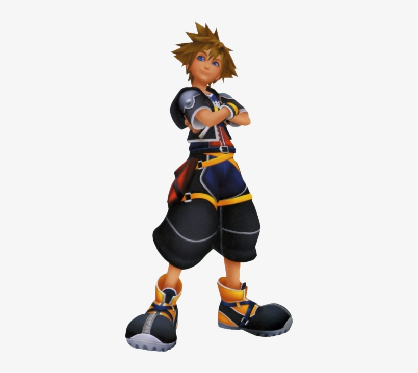 Sora - Disney Kingdom Hearts Sword Pewter Key Ring, transparent png download