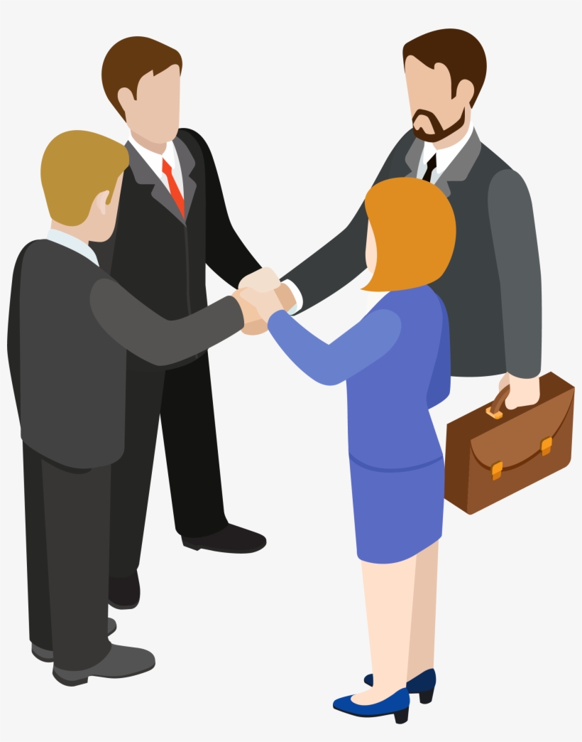 Handshake Clipart Circle - Transparent Career Clipart, transparent png download