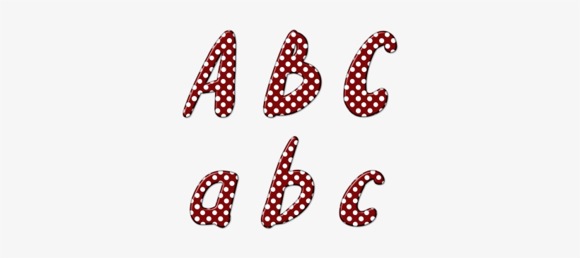 Commercial Use Alphabet In Polka Dots, Polka, Alphabet, - Polka Dot, transparent png download