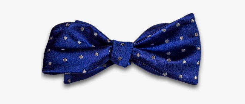 Royal Purple Blue Satin Silk Self Tie Bow Tie With - Necktie, transparent png download