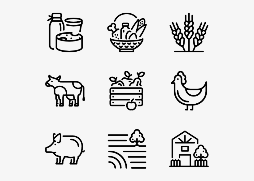 Farmer Packs Vector - Family Icon Outline Png, transparent png download