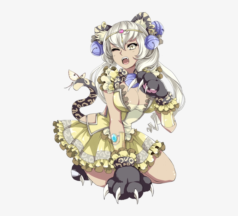 Arousal Beast Leopard - Cartoon, transparent png download