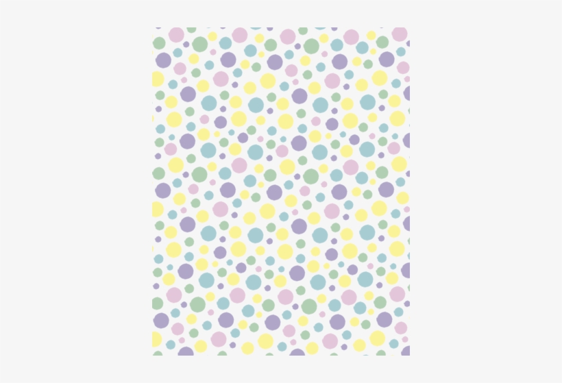 Pastel Polka Dots Scalloped Tissue Paper - Scalloped Tissue Paper, transparent png download
