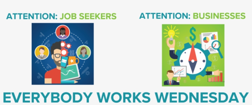 Everybody Works Wednesday - Graphic Design, transparent png download