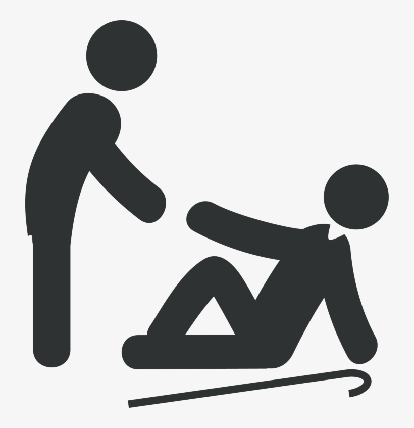 Simple Graphic Of A Person Helping Another Person From - Fb Status Positive Thinking, transparent png download