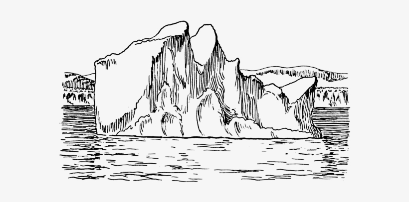 Iceberg Drawing, transparent png download