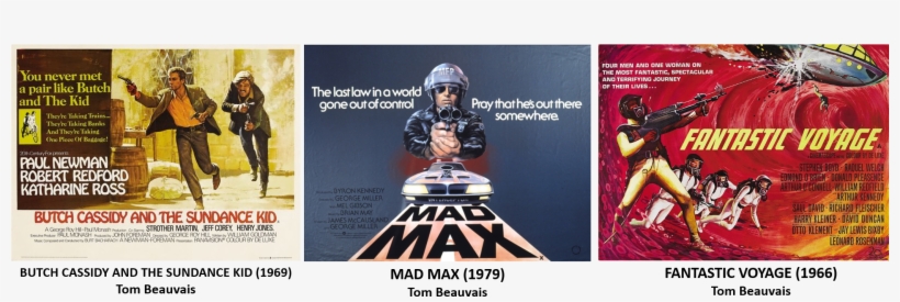 Beauvais' Star Wars Artwork Has Remained One Of The - Art Print: Butch Cassidy And The Sundance Kid, Uk Movie, transparent png download