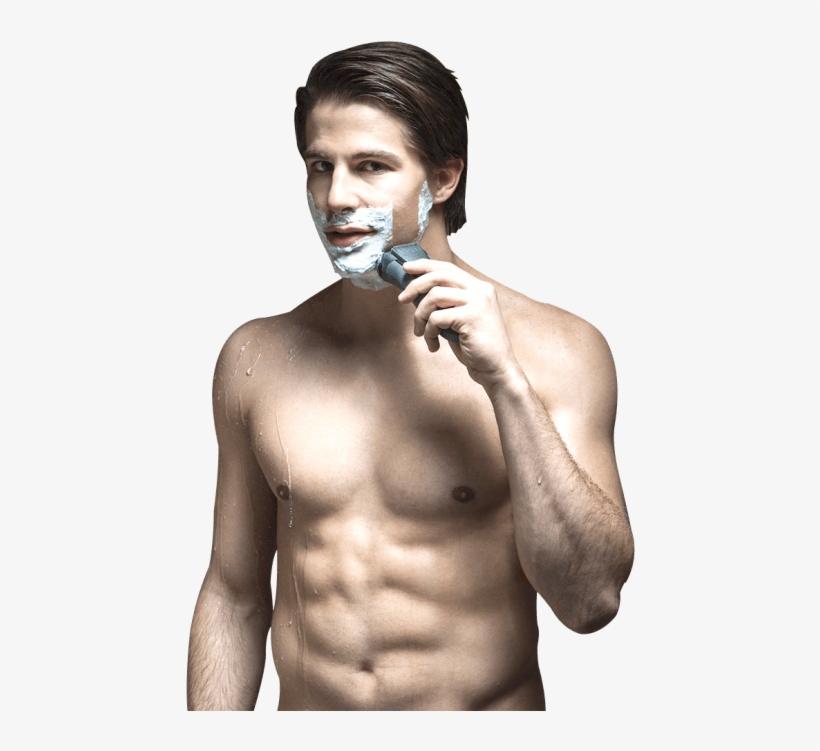 Free Png Man Using Beard Shaver Png Images Transparent - Man Shaving Png, transparent png download