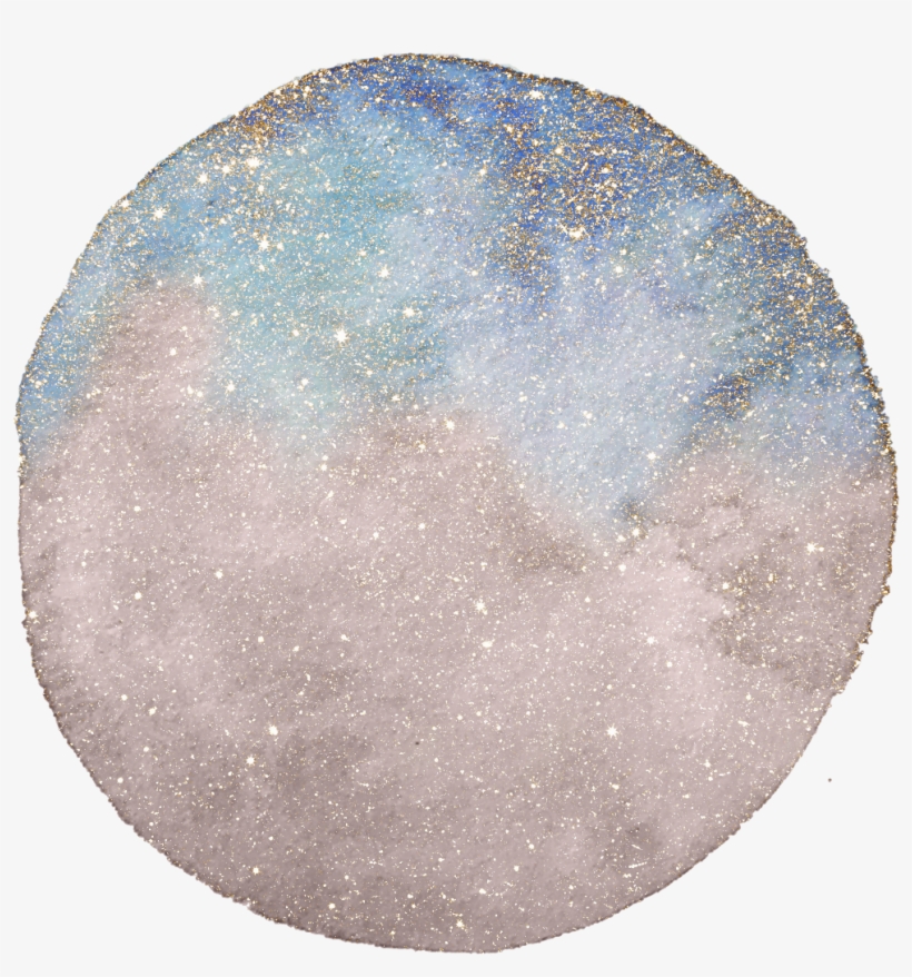 Ftestickers Circle Dot Texture Glitter Golddust - Circled Dot, transparent png download