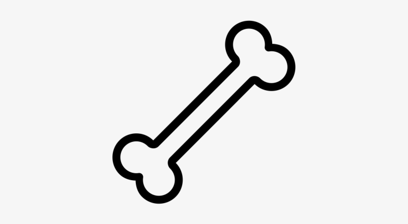 Bone, Halloween, Skull, Tissue, Skeleton, Organ Icon - Dog Bone Png, transparent png download