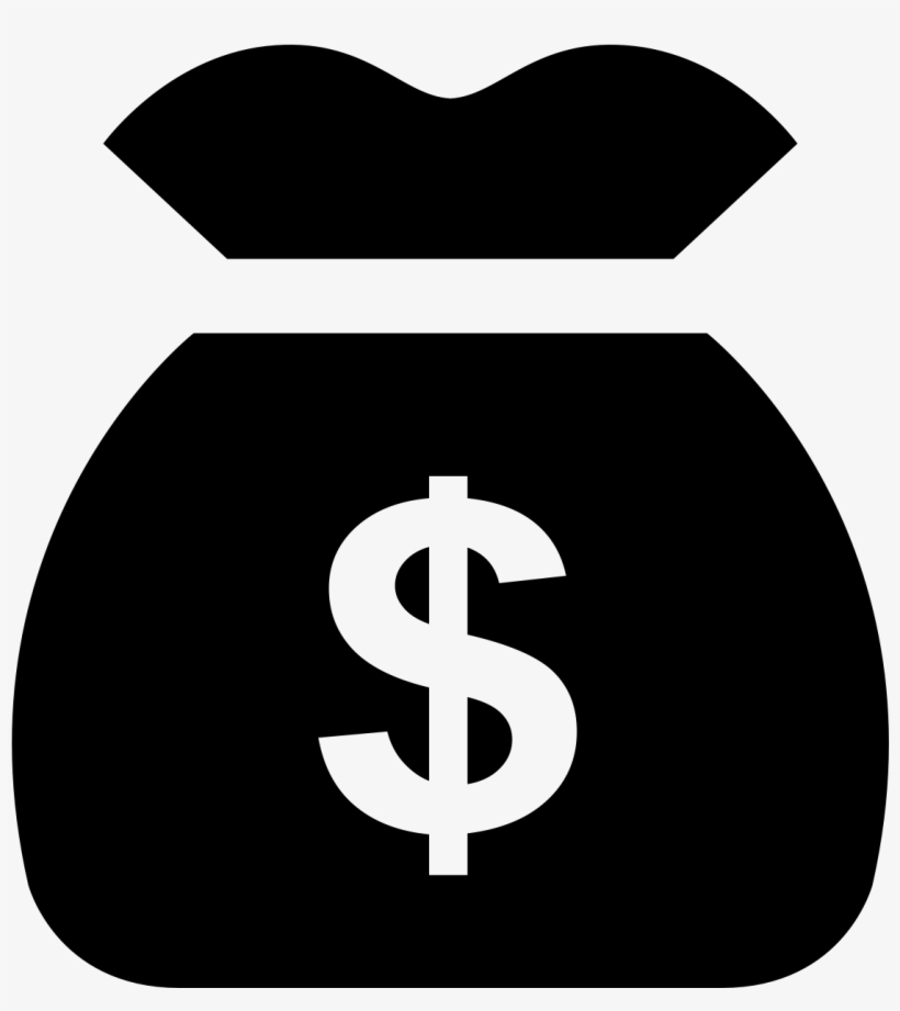 Dollar Money Sack Vector - Funding Icon Png, transparent png download