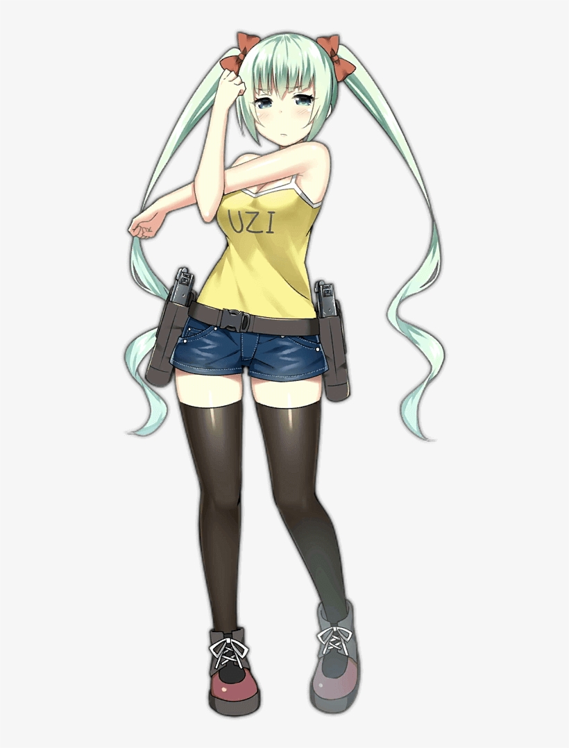 Normal - Girls Frontline Micro Uzi, transparent png download