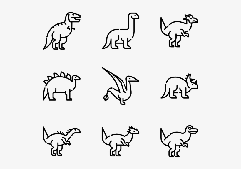 Dinosaurs - Iconos Dinosaurios, transparent png download