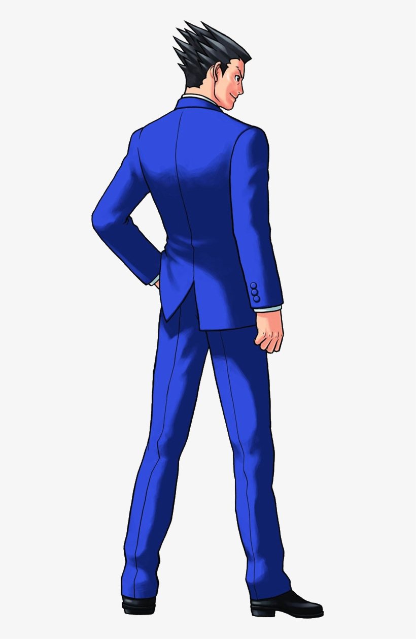 Aa1 Phoenix Back - Phoenix Wright Hunter, transparent png download