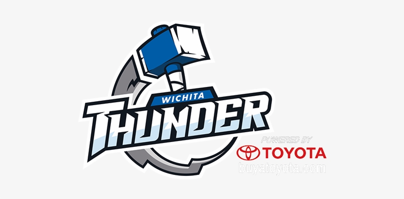 Banner Front Office Staff Wichita Hockey - Wichita Thunder Hockey Logo, transparent png download