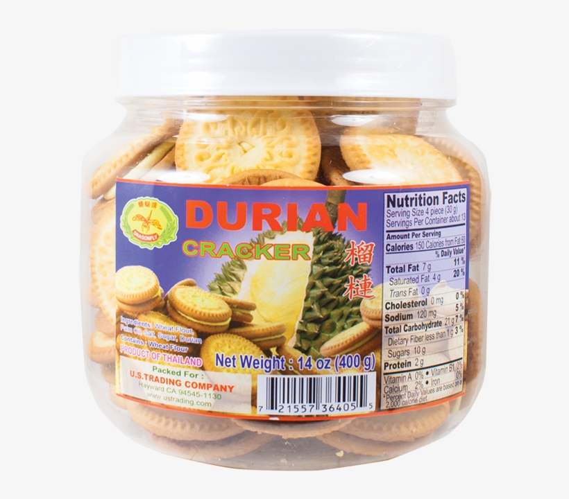 Dragonfly Durian Cracker - Sandwich Cookies, transparent png download