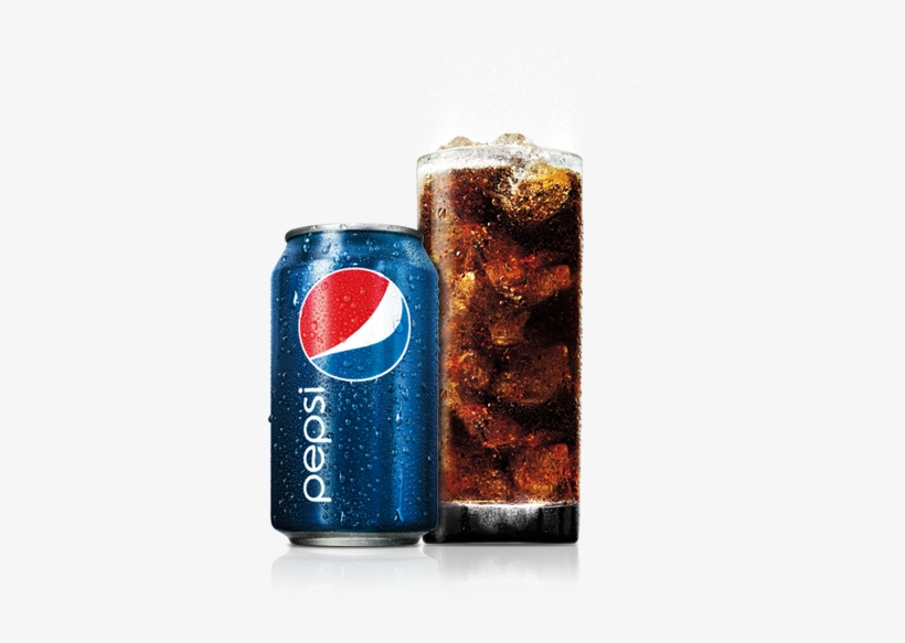 Pepsi Can And Glass, transparent png download