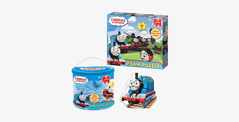 Brand New Thomas & Friends Puzzles - Thomas & Friends Foam Shaped Floor Puzzle, transparent png download
