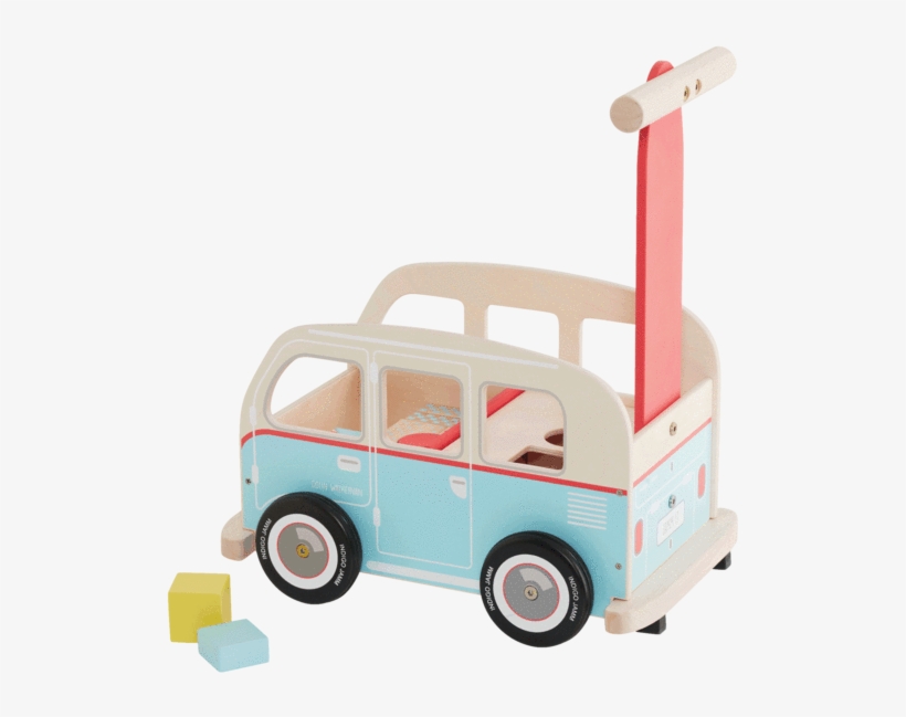 Camper Van Walker & Bricks - Indigo Jamm Camper Van Walker & Bricks, transparent png download