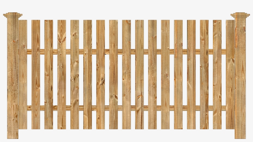 Graphic Download Spaced Wood Dennisville View Larger - Wood Fence Transparent, transparent png download