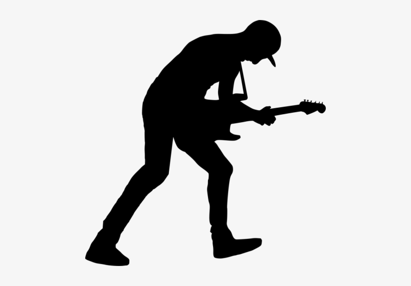 Free Png Electric Guitar Player Png Images Transparent - Silhouette Abstract Transparent Background Guitar Player, transparent png download
