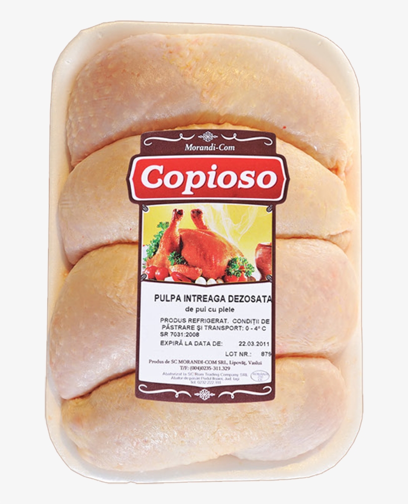 Whole Boneless Chicken Legs With Skin - Skin, transparent png download