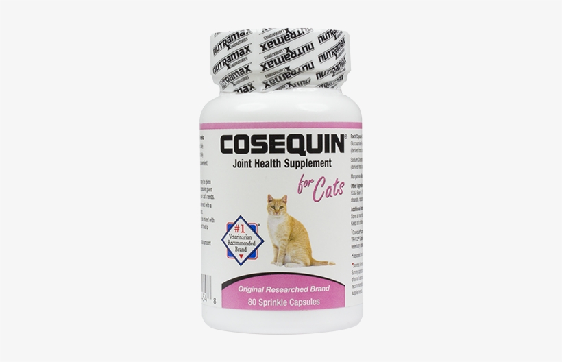 Cosequin® For Cats - Cosequin For Cats 80 Capsules By Nutramax, transparent png download