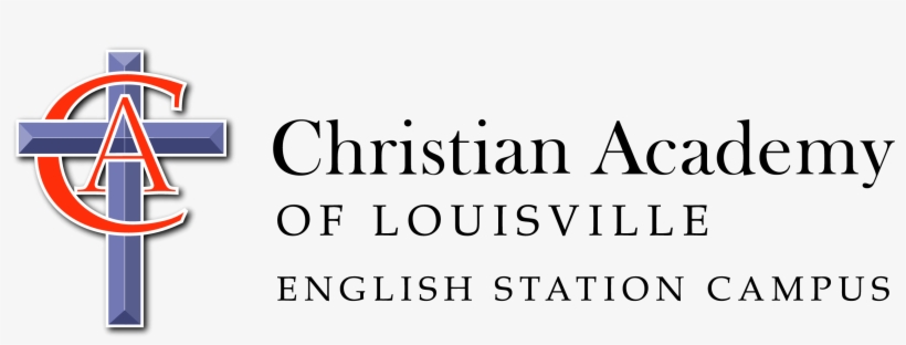 English Station Horizontal Black Text - Christian Academy Of Louisville Logo, transparent png download
