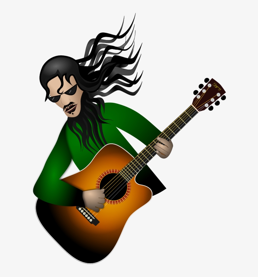 Guitar Player Clipart - Playing Guitar Gif Png, transparent png download