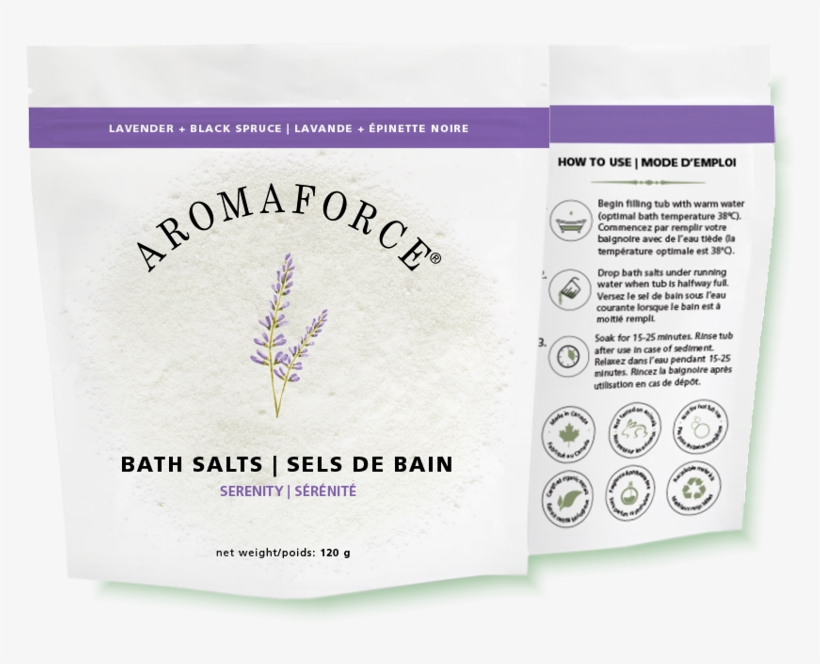 Aromaforce Bath Salt Serenity, transparent png download