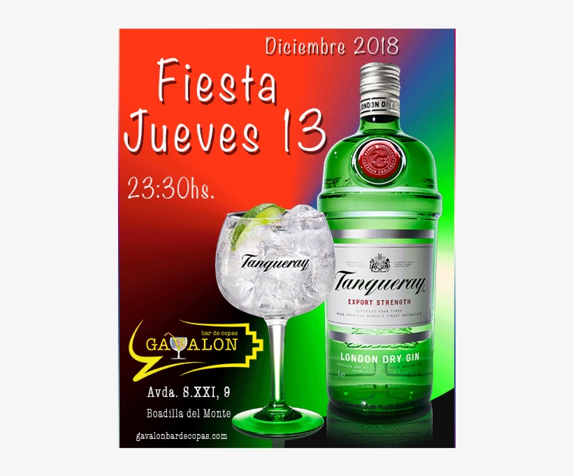Fiesta Tanqueray 13d, transparent png download