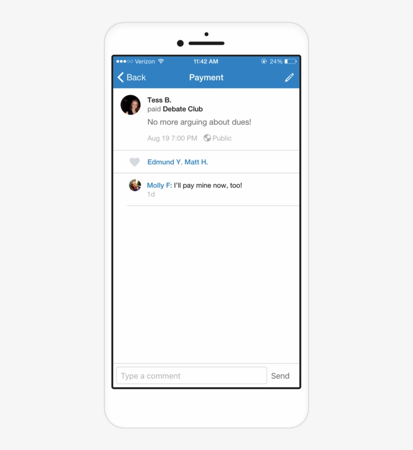 Aside From The Usual Social Venmo Features Like Commenting, transparent png download