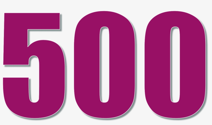 500 Изображение Числа Пятьсот, transparent png download