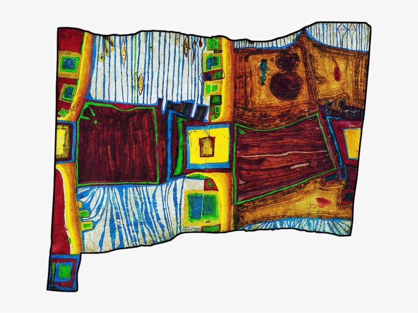 Watercolour On Very Irregularly Torn Wrapping Paper,, transparent png download