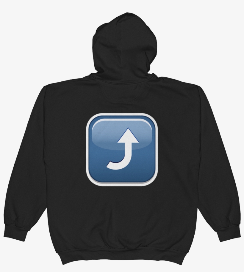 Emoji Zip Hoodie - Sweatshirt, transparent png download