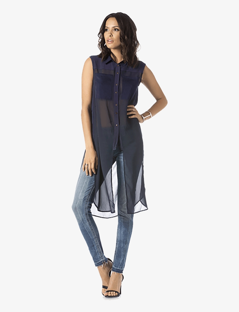 Mdt1307t 100 Navy Front 1 - Photo Shoot, transparent png download