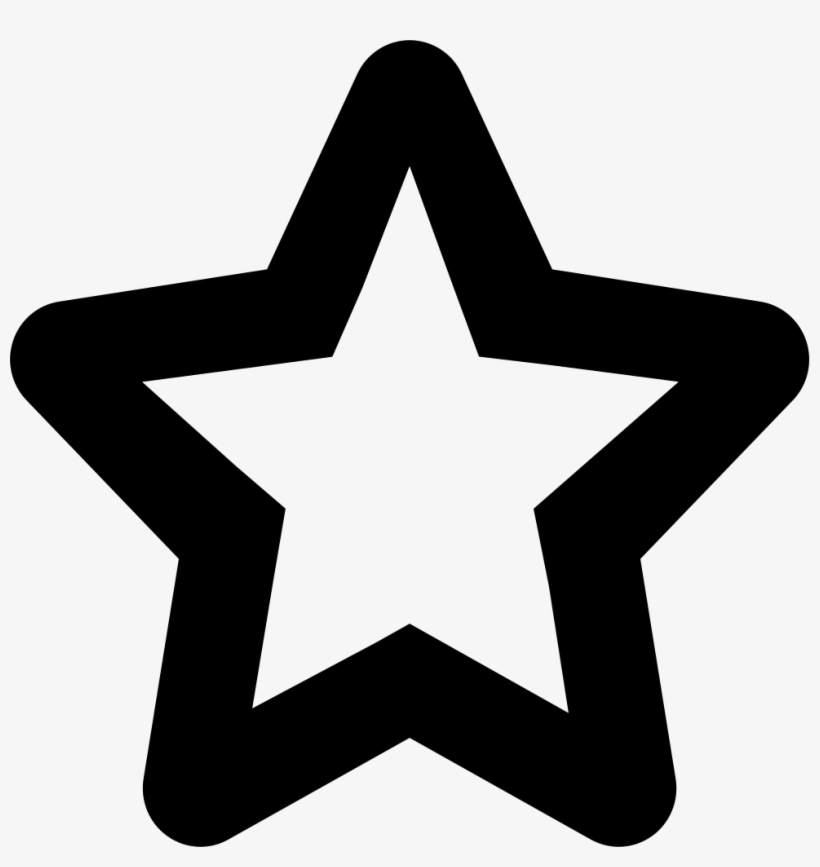 Download Star Line Comments - Star Empty Icon Png | Transparent PNG ...