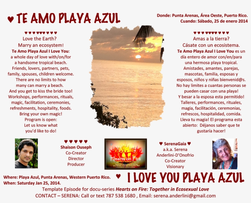 Choose Te Amo Playa Azul I Love You - Poster, transparent png download