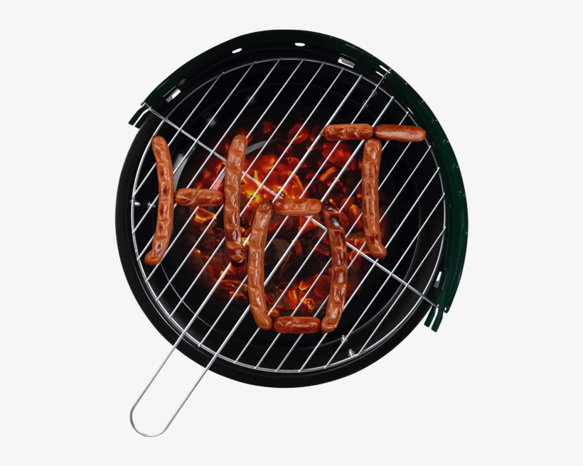 Grilled Sausages Kebab Font - Outdoor Grill Rack & Topper, transparent png download